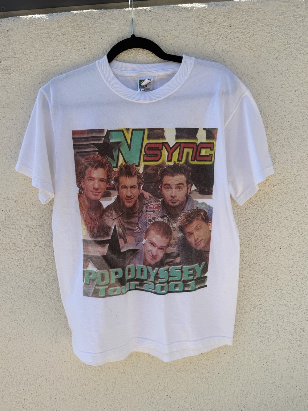 2001 nsync pop odyssey tee